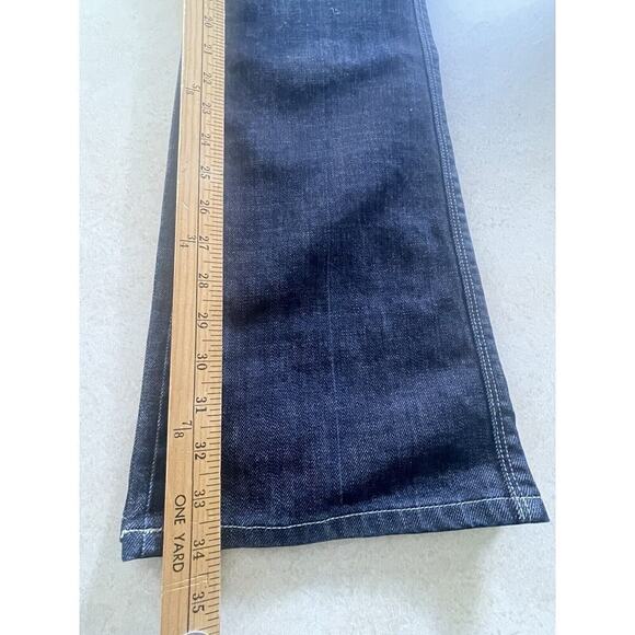 JAMES CURED BY SEUN Dry Aged Denim Womens Size 26 Dark Washed Jeans Low Rise - Picture 13 of 13